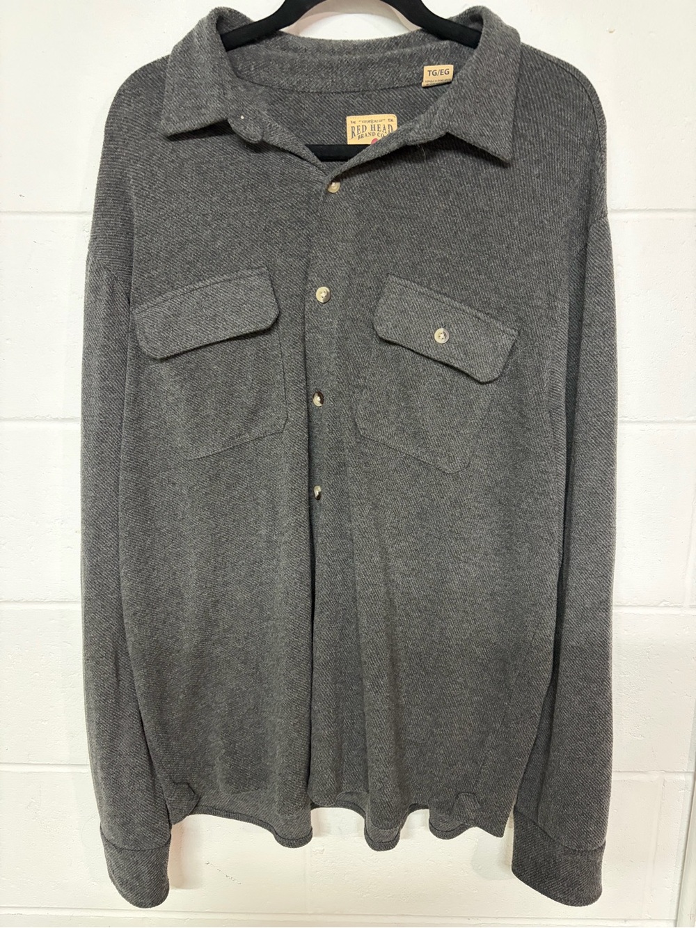 RedHead Gray Lightweight Men's Shirt Jacket